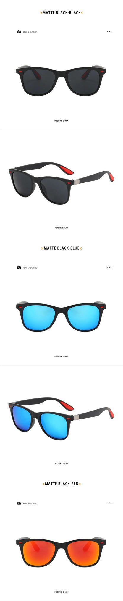 TANGOWO Polarized Retro Sunglasses Men Women Vintage