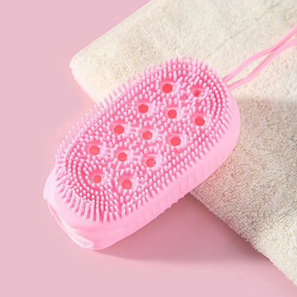 Double Side Silicone Bubble Bath Body Brush