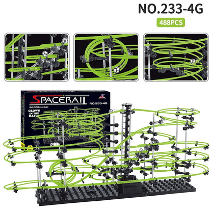 Luminous Spacerail Rollercoaster Ball Marble