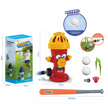 Water Spray Toy Hydrant Sprinkler Outdoor Backyard Garden Toys