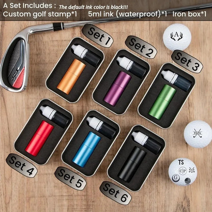 Custom Golf Ball Stamp Personalized Golf Ball Stamp