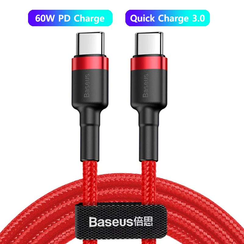Baseus 100W/5A USB C To USB Type C Cable