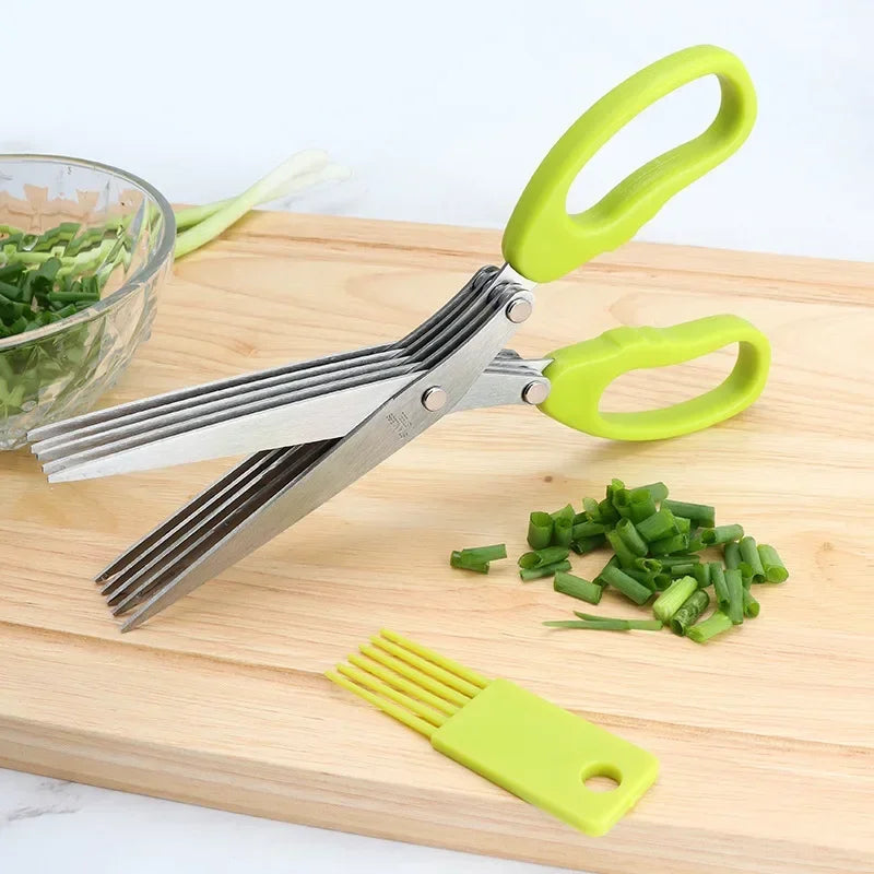 Kitchen Scissors Multifunctional Multi Layers Stainless Steel