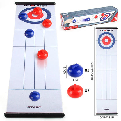 Children Interactive Social Curling Soccer Board Games Bowling