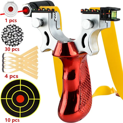Laser Pointing Slingsshot 10 Style Precision Aiming Slingshot