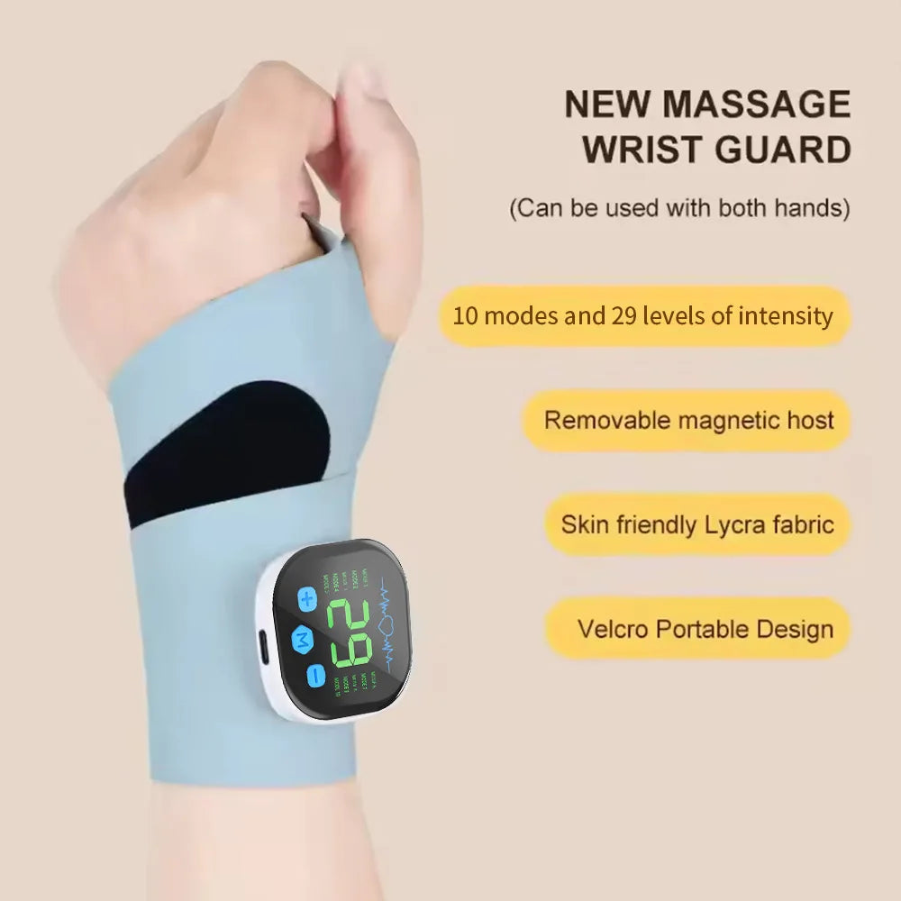 EMS Electric Cordless Hand Wrist Massager 10 Mode