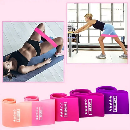 Yoga Resistance Band Squats Durable
