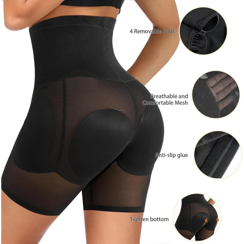 4 Fake Pads Side Hip Enhancer Invisible Breathable Tummy