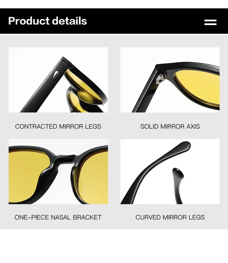 JNPCXI Quality New Retro Round Sunglasses Women