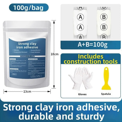 New White Metal Repair Putty Strong Bond Hole Filling
