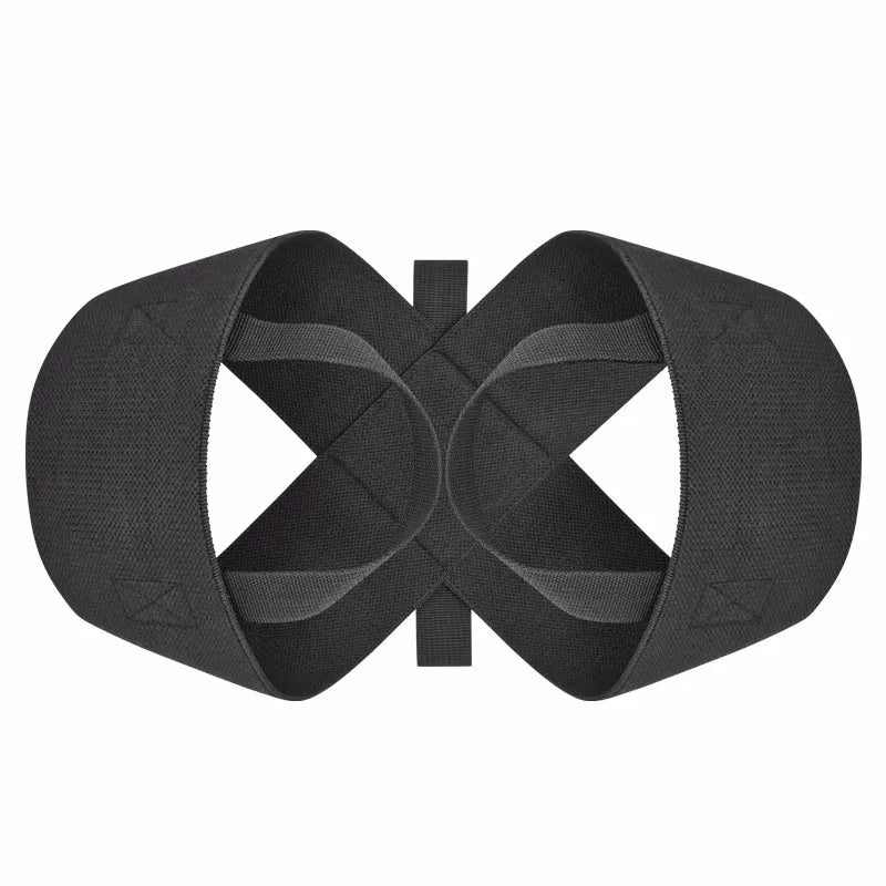 Black Durable Open Shoulder Beauty Back Traction Strap