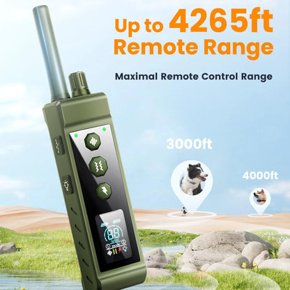 Electric Dog Training Collar Remote Control With  Vibration Shock