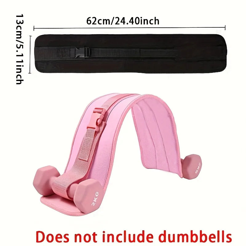 Butt Bridge Trainer Yoga Sport Dumbbell Waist Weight Belt