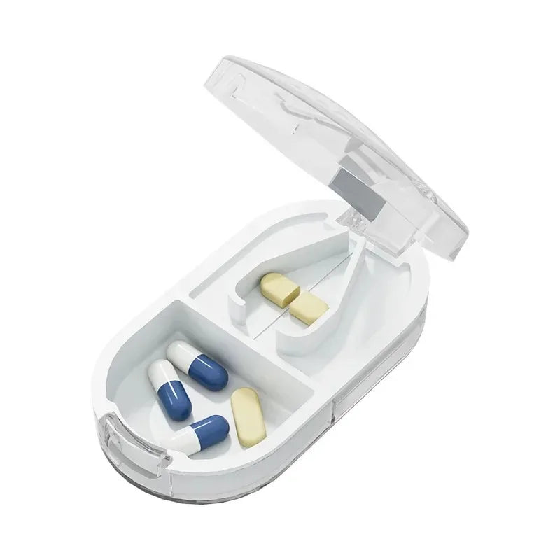 New Quartering Pill Cutter Storage Box Medicine