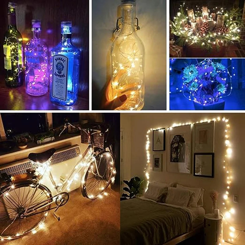 LED Fairy String Lights USB Plug with Remote Garland Light