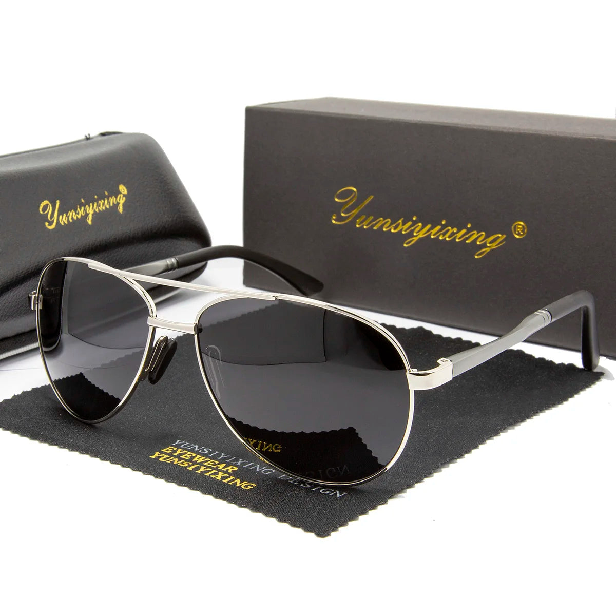 YSYX Pilot Polarized Sunglasses Men Classic Vintage