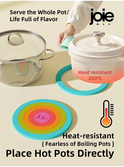 Joie Silicone Trivet For Hot Pots and Pans Heat Insulation