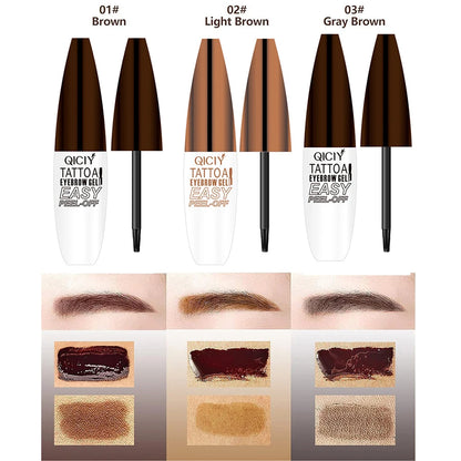 Peel Off Eyebrow Gel Tint Waterproof Long Lasting Semi Permanent