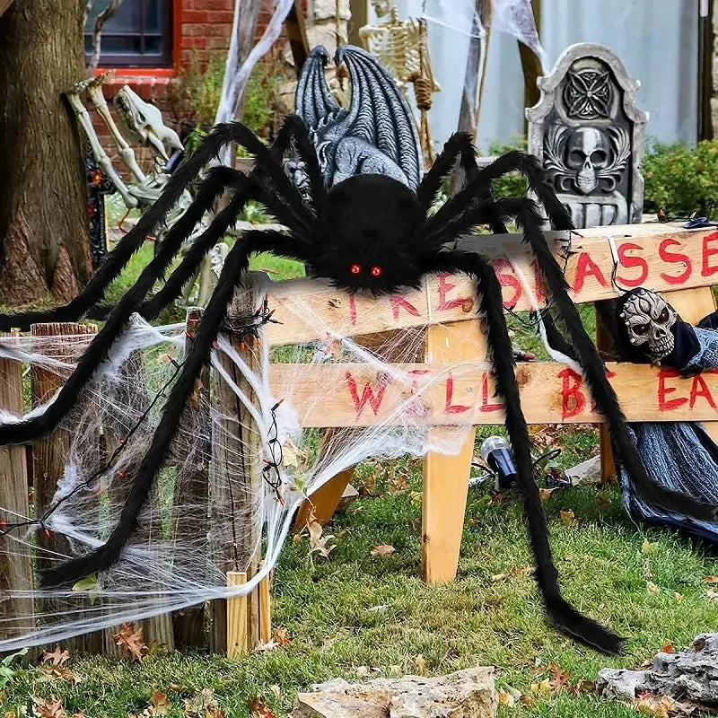 Halloween Big Plush Spider Horror Halloween Decoration