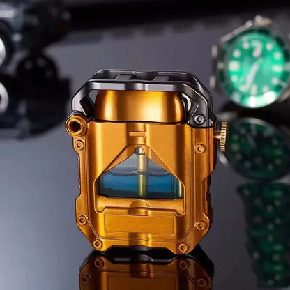 Zorro Kerosen Lighter Cyber Mecha Transparent Bin Rocker