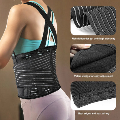 Heavy Duty Back Brace for Lifting - Lower Back Pain