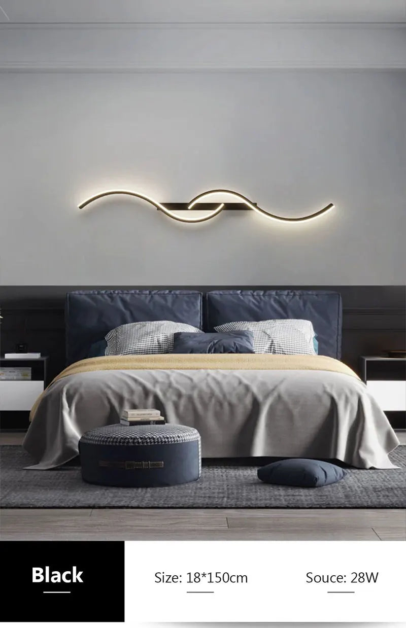 Minimalist Bedroom LED Wall Lamps Decor Wall Lights