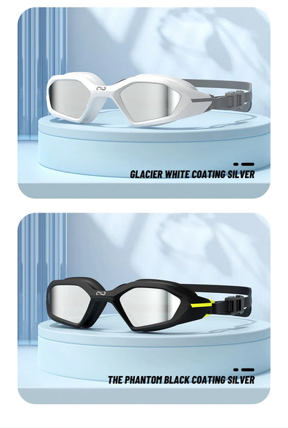 Professional Female Swimming Goggles Electroplate Swim Glasses