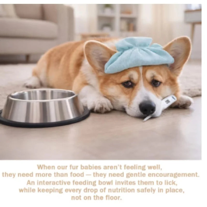 Slow Feeder Dog Bowls for Liquid Treat Bone Broth