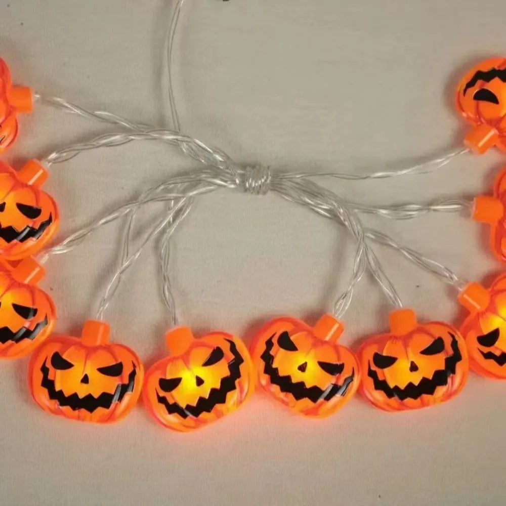 1PC 1.5M10LED Halloween Battery Box Light String, Excluding Battery,