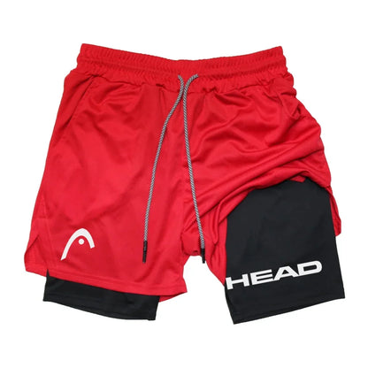 Anime Berserk Head Running Shorts Men Fitness Gym Training