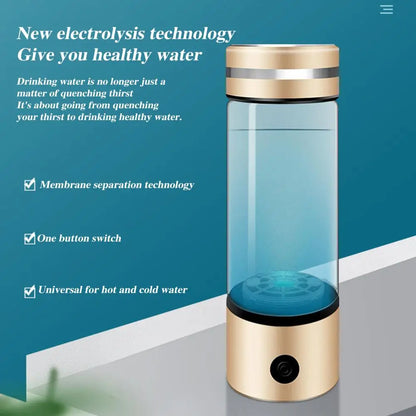 Hydrogen Water Bottle Generator Electrolysis Machine