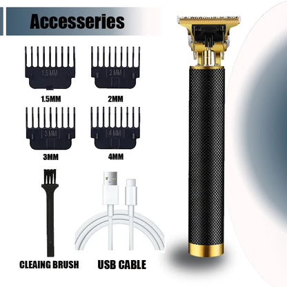 T9 Electric Hair Trimmer/Accessories | USB Professional Shaver