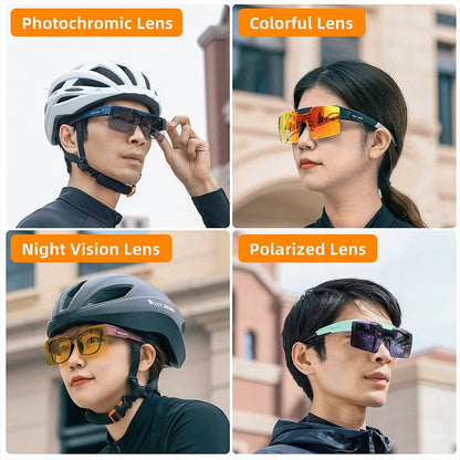 Photochromic Glasses Flip Design Polarized Sunglasses