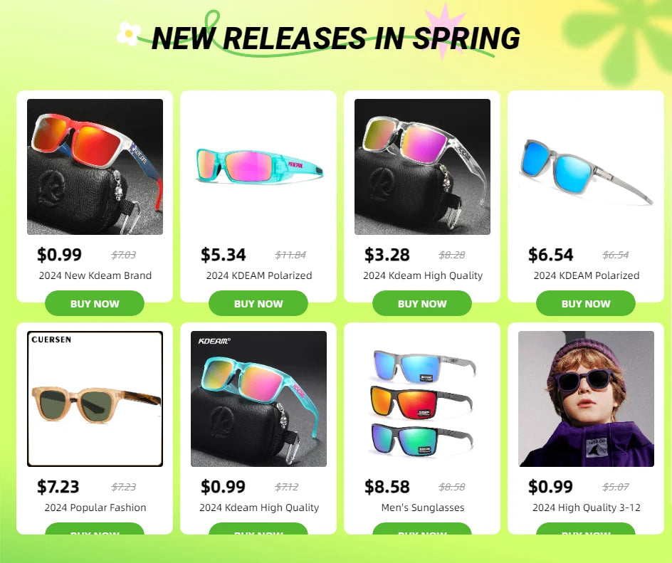 High Quality Original Brand Design Polarized Sunglasses