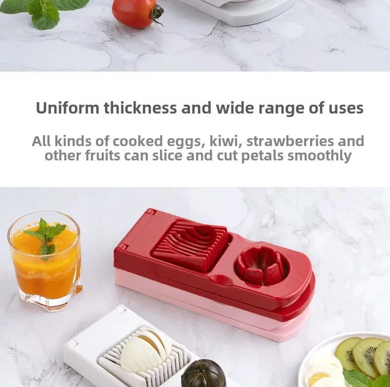 Multi Functional Kitchen Ingredient Fancy Egg Cutting