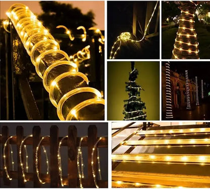 300LED Solar Rope Strip Light Outdoor Waterproof Fairy Light
