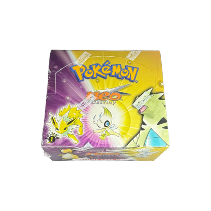 PKM Cards PTCG Neo Destiny 1st Edition Booster Box Base Set