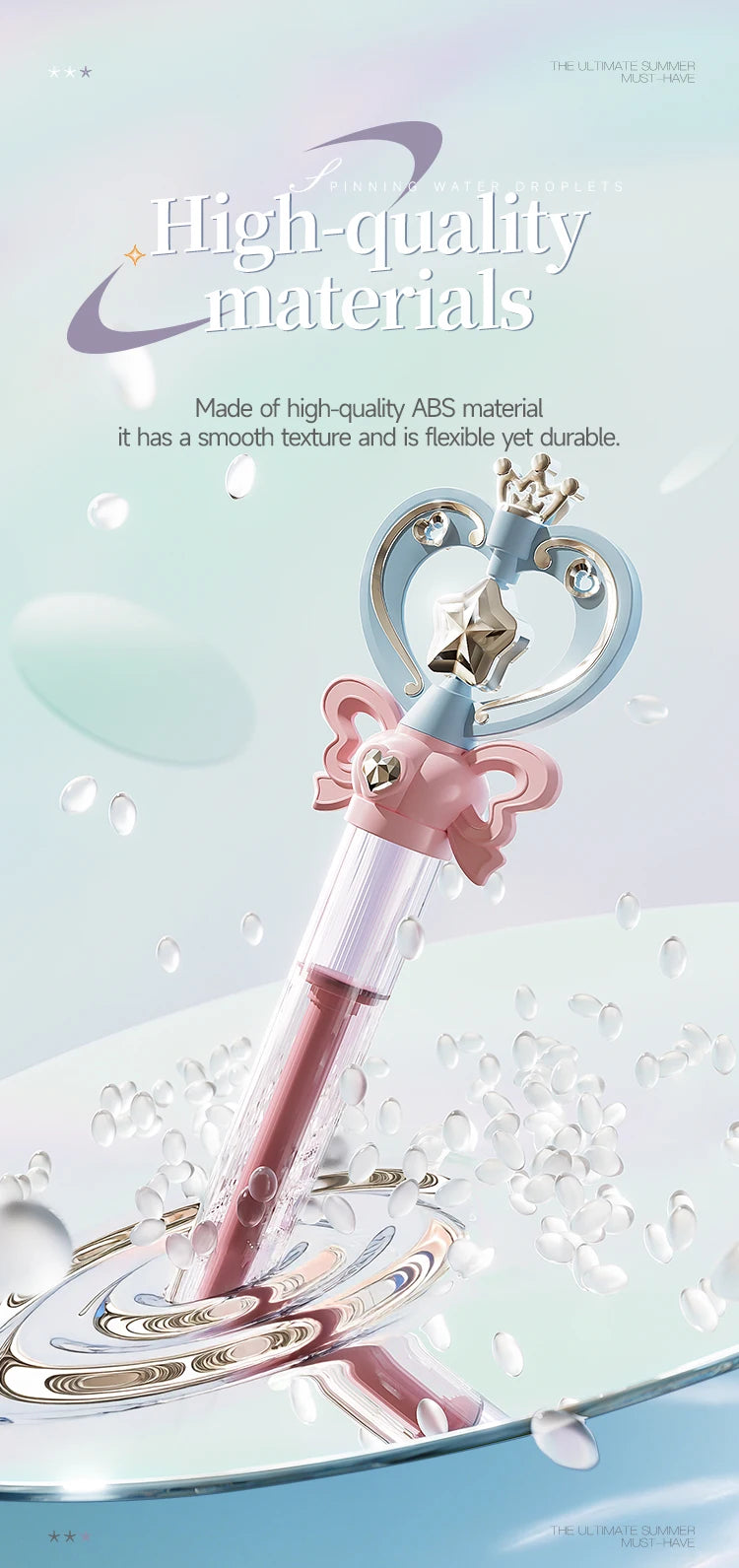 Magic Fairy Wand Water Gun Sparkling Summer Water Play