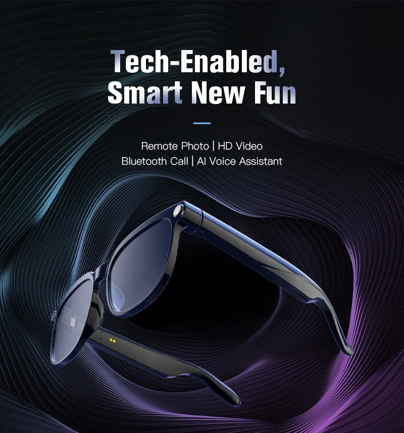 New Smart AI Glasses 1080P HD Video Record Camera ChatGPT