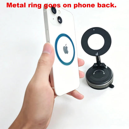 Magnetic Suction Cup Phone Mount for Magsafe 360° Adjustable