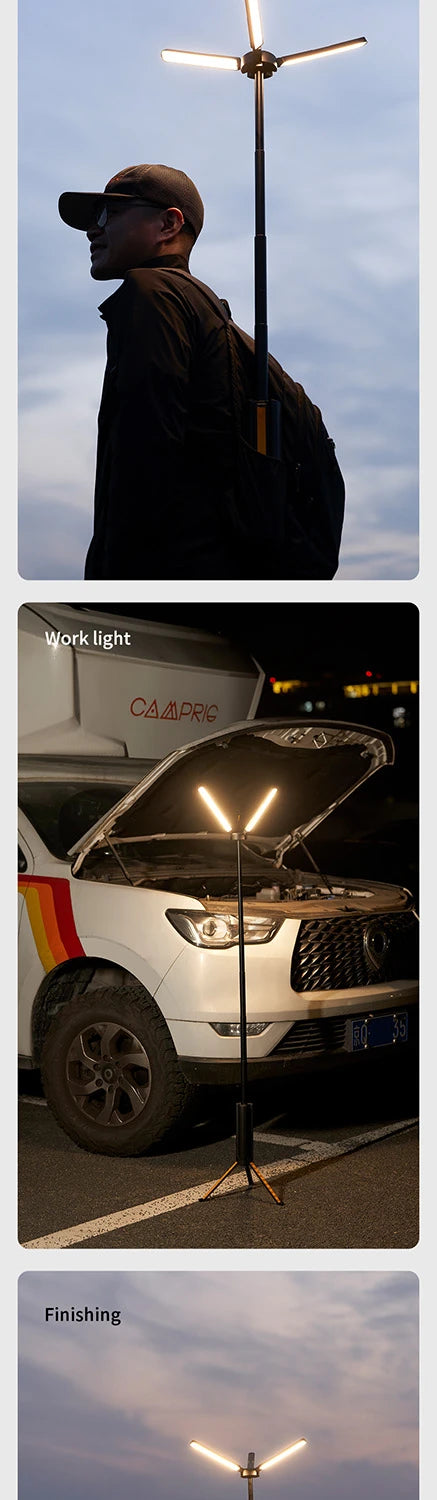 Telescopic Camping Light 15600mAh Rechargeable Lantern
