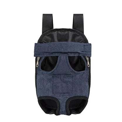 Adjustable Cat Carrier Bag Pet Double Shoulder Backpack