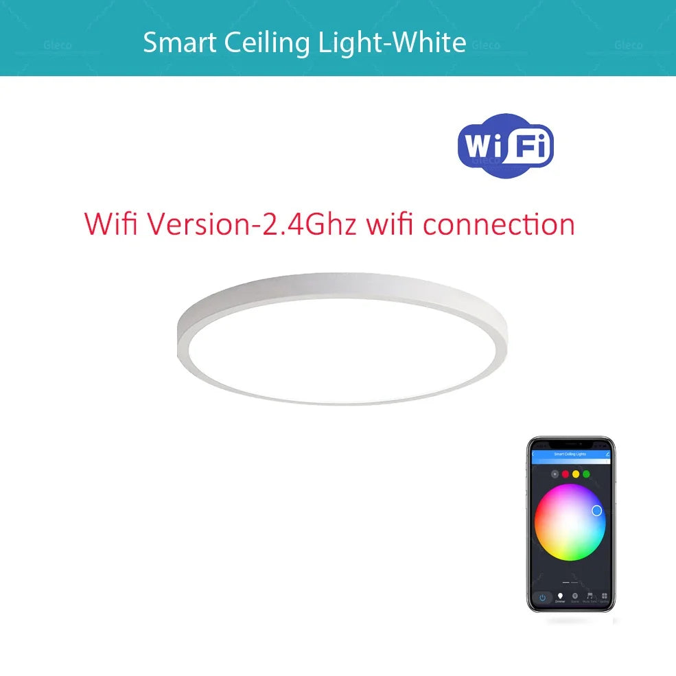Tuya Wifi/Zigbee Ceiling Light RGBCW Led Ceiling Lamp