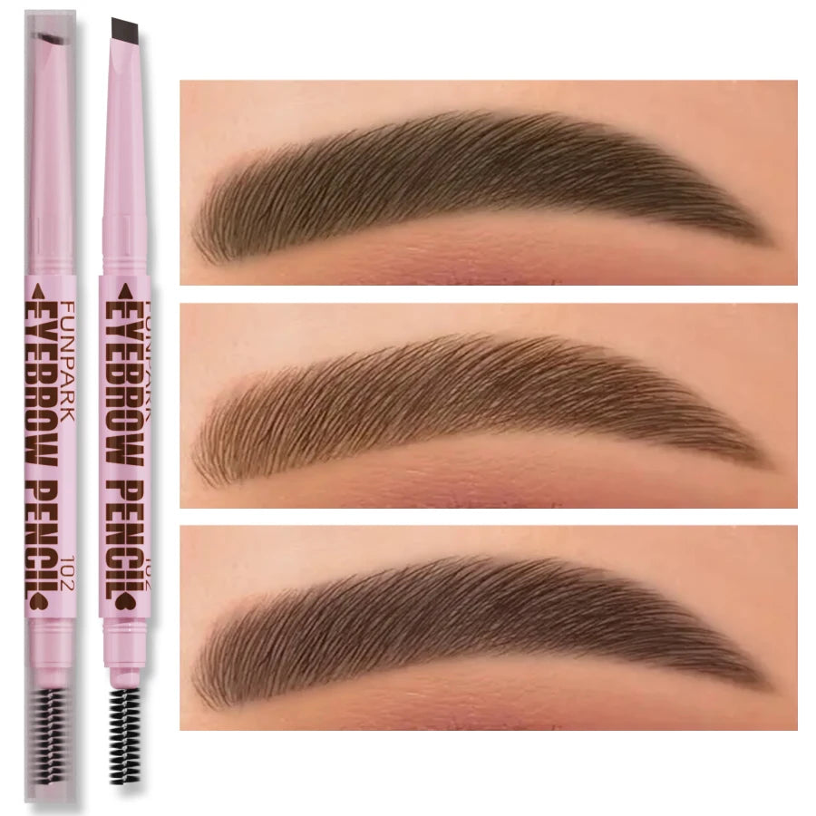 2 in 1 Professional Eyebrow Pencil Eye Makeup for Women