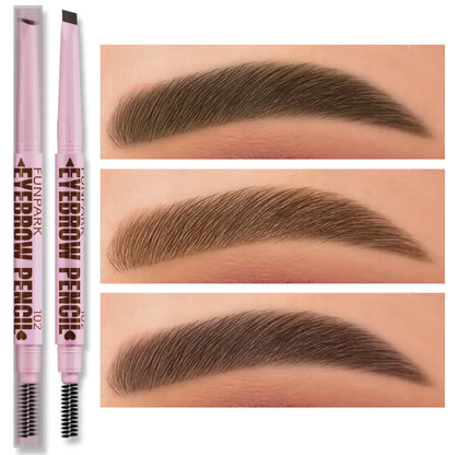 2 in 1 Professional Eyebrow Pencil Eye Makeup for Women