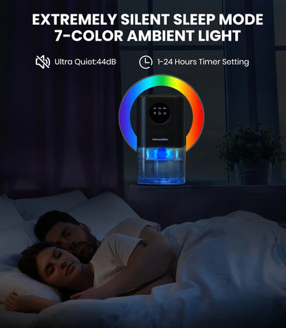 Portable Dehumidifier With 35 Ounces Capacity