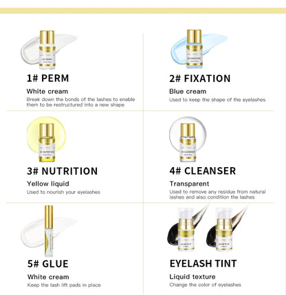 Brow Lamination & Tint Kit And Lash Lift Professional