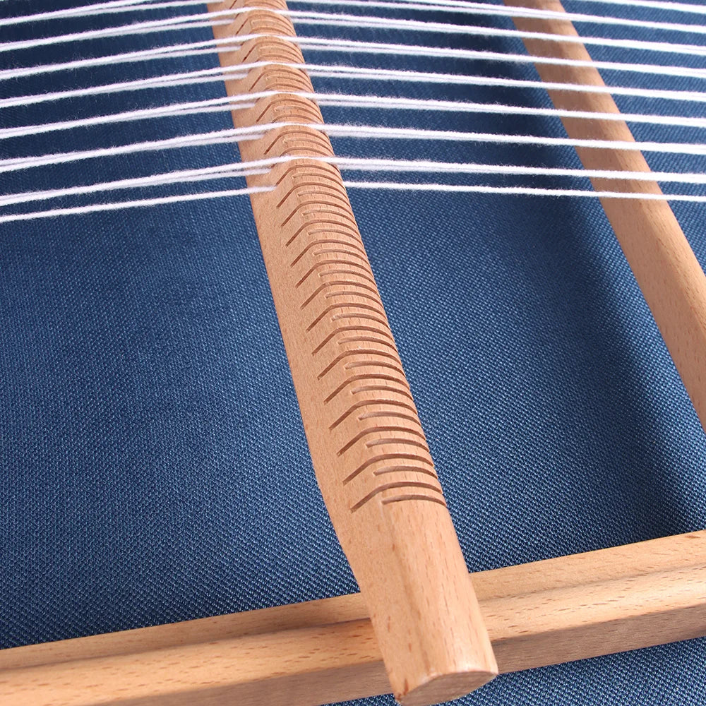 Wood DIY Weaving & Knitting Loom Machine, Wooden Frame