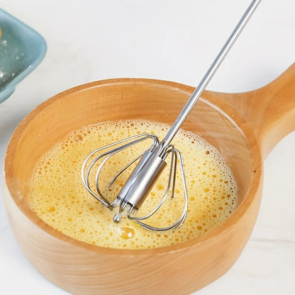 Stainless Steel Egg Beater Durable Semi-Automatic Mixer