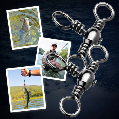 Fishing Crossline Swivels Brass for Catfish Surf Rigs